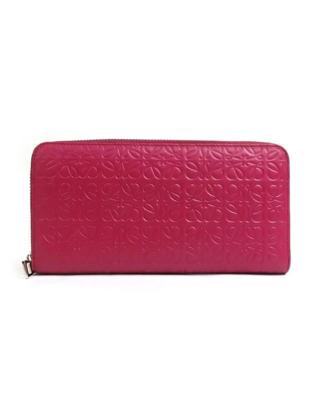 Auth Loewe Anagram Zip Around Long #280415L27B